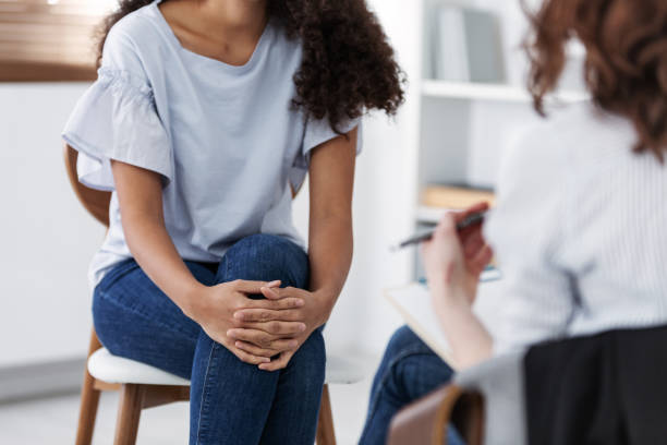 mulheres durante psicoterapia 